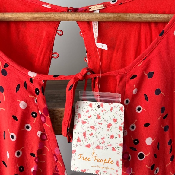 NWT Free People Coryn Keyhole Dress - Picture 7 of 10